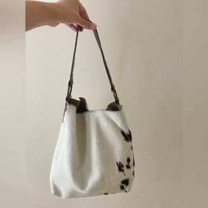 Maurizio Taiuti calf hair shoulder bag